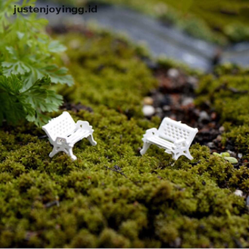 1 / 5pcs Miniatur Bangku Taman Untuk Dekorasi Rumah Boneka  Miniatur Bangku Taman Untuk Dekorasi Rumah Boneka