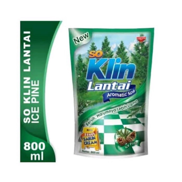So Klin Pembersih Lantai Ice Pine Soklin lantai 800ml