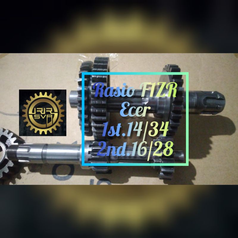 Gigi Rasio Gear Ratio Gir Rasio Yamaha F1ZR (FIZR) (FIZ R) (Force 1) DRAG ROAD RACE GRASTRACK GTX Ec