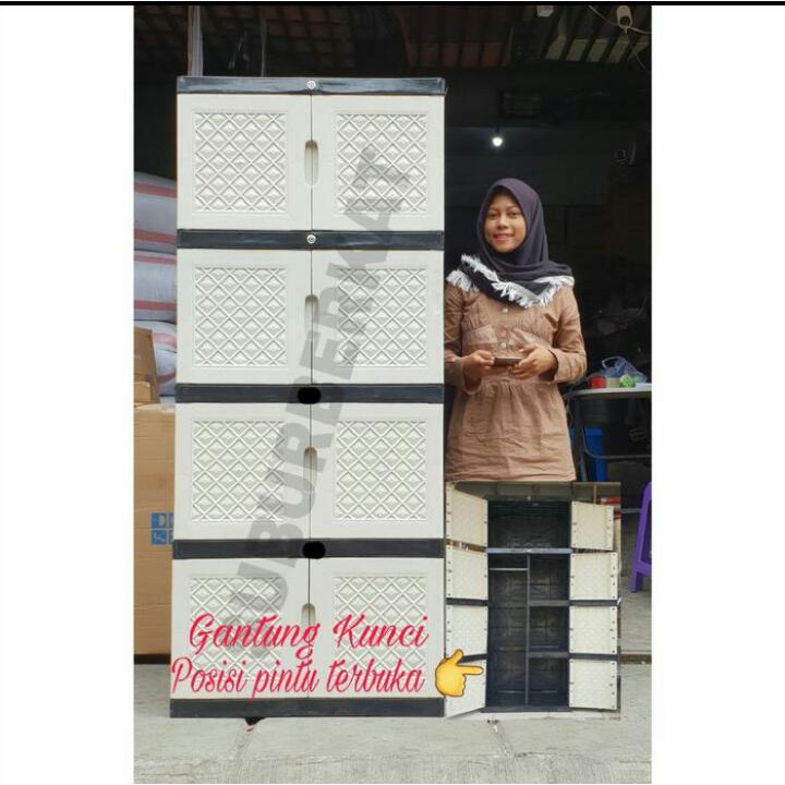 LEMARI PLASTIK LEMARI PAKAIAN DIAMOND GANTUNG