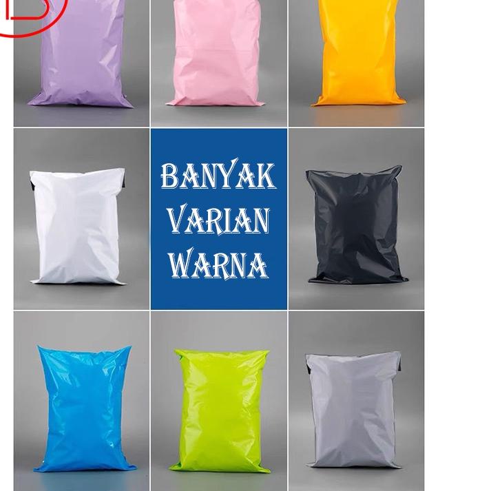 

Plastik Packing Baju Olshop / Polymailer Glossy LDPE 35X50CM ISI 100PCS Lentur Tidak Mudah Sobek Lem Perekat
