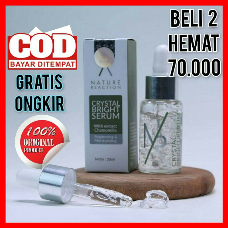 NATURE REACTION CRYSTAL BRIGHT SERUM |NATURE REACTION CRYSTAL SERUM NATURE REACTION SERUM 100% ORI