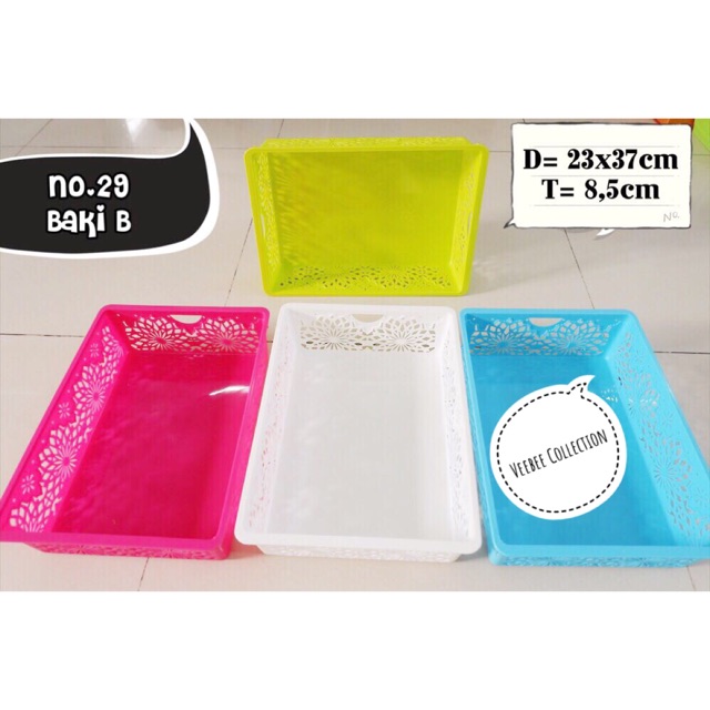 Baki Plastik Besar/ Baki Plastik/ Rak Plastik
