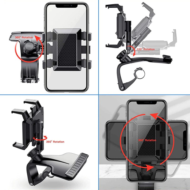 Car Holder Parking Number Card Universal Phone Mount Mobil Multifungsi