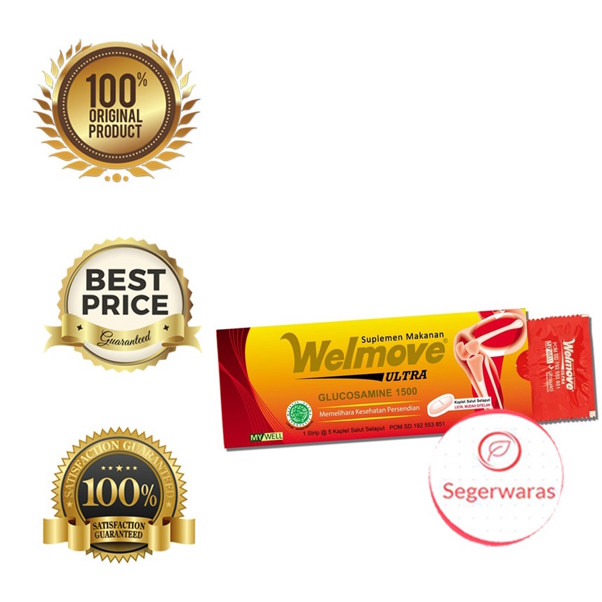 Welmove ULTRA- Obat untuk Menjaga Kesehatan Sendi dengan Glucosamine 1500mg