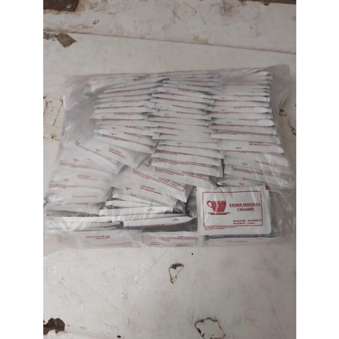 

[[BISA COD]] KRIMER MINUMAN SACHET HOTEL CAFE RESTO 3 GR ISI 250 PCS TERLENGKAP Kode 1076