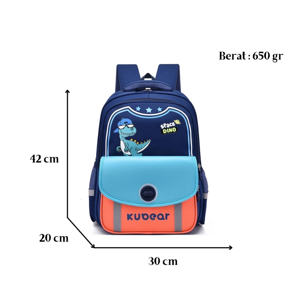 [MTOYS] Tas Ransel Anak Sekolah Karakter Unik Warna Cakep Kualitas Import Premium -M0208