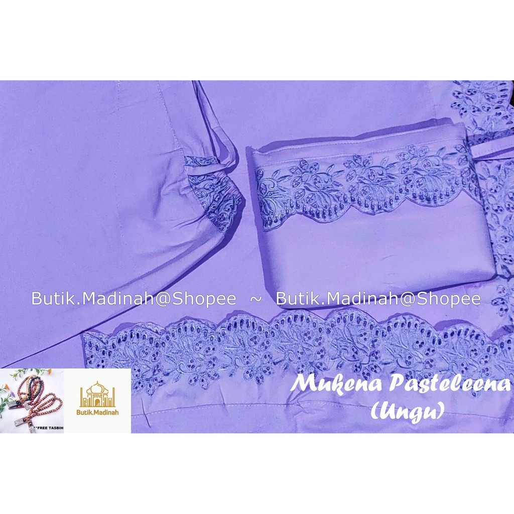 BUTIK.MADINAH MUKENA ANAK KECIL (4-7 TAHUN) PASTELEENA BY SITI KHADIJAH DALANOVA