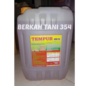 HERBISIDA TEMPUR 490SL 20LITER Herbisida gliposat tempur 20liter Racun rumput mati sampai akar Tempu