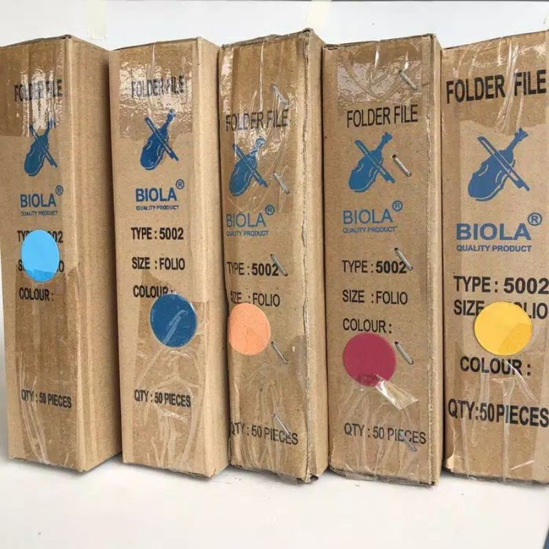 

Map kertas BIOLA / Stofmap Folio (50 pcs)