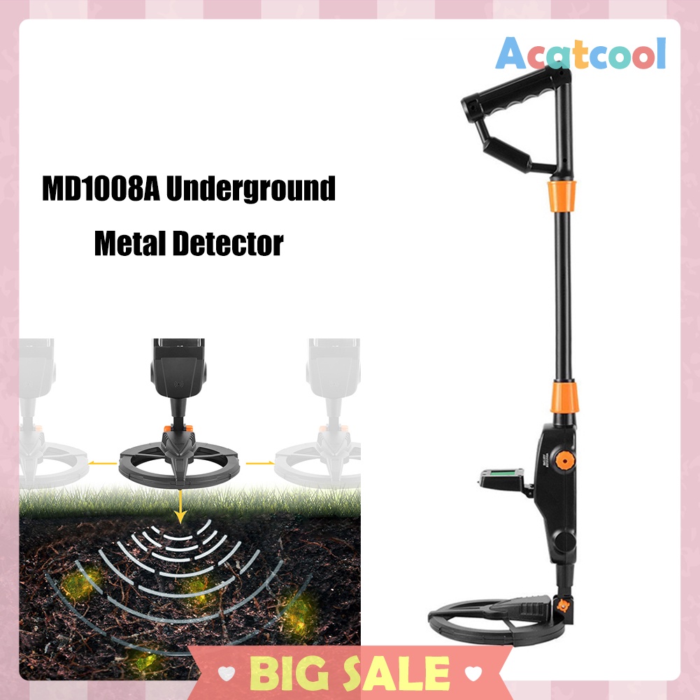 MD1008A Underground Metal Detector LCD Gold Jewelry Treasure Finders Seeker