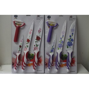 

Coated Knife set 4pcs Blister (X 6038-48)