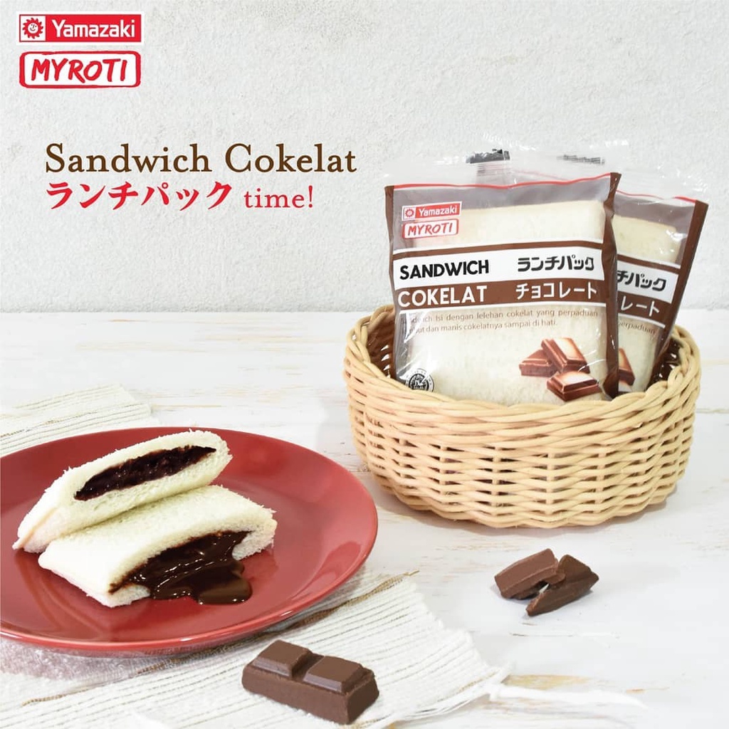 

ROTI SANDWICH ISI KRIM COKLAT