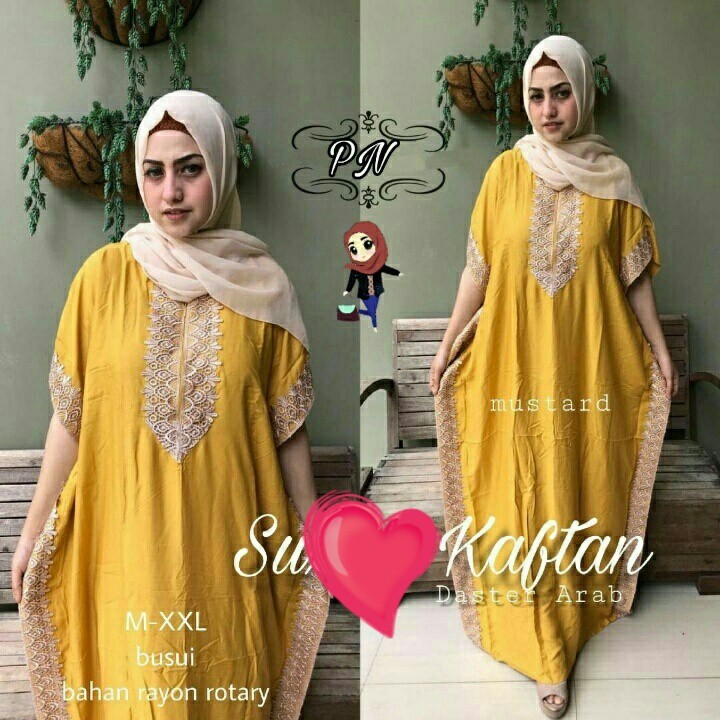 Dress Kaftan Sizia - Pakian Wanita - Kaftan Terbaru