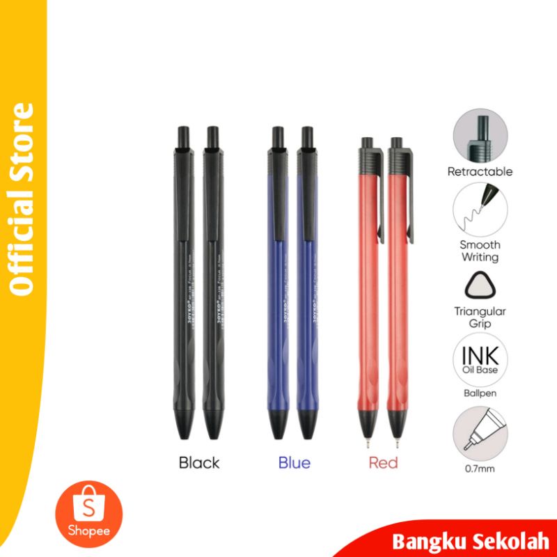 

Pulpen Bolpoin Joyko BP-338 Focus 0,7mm