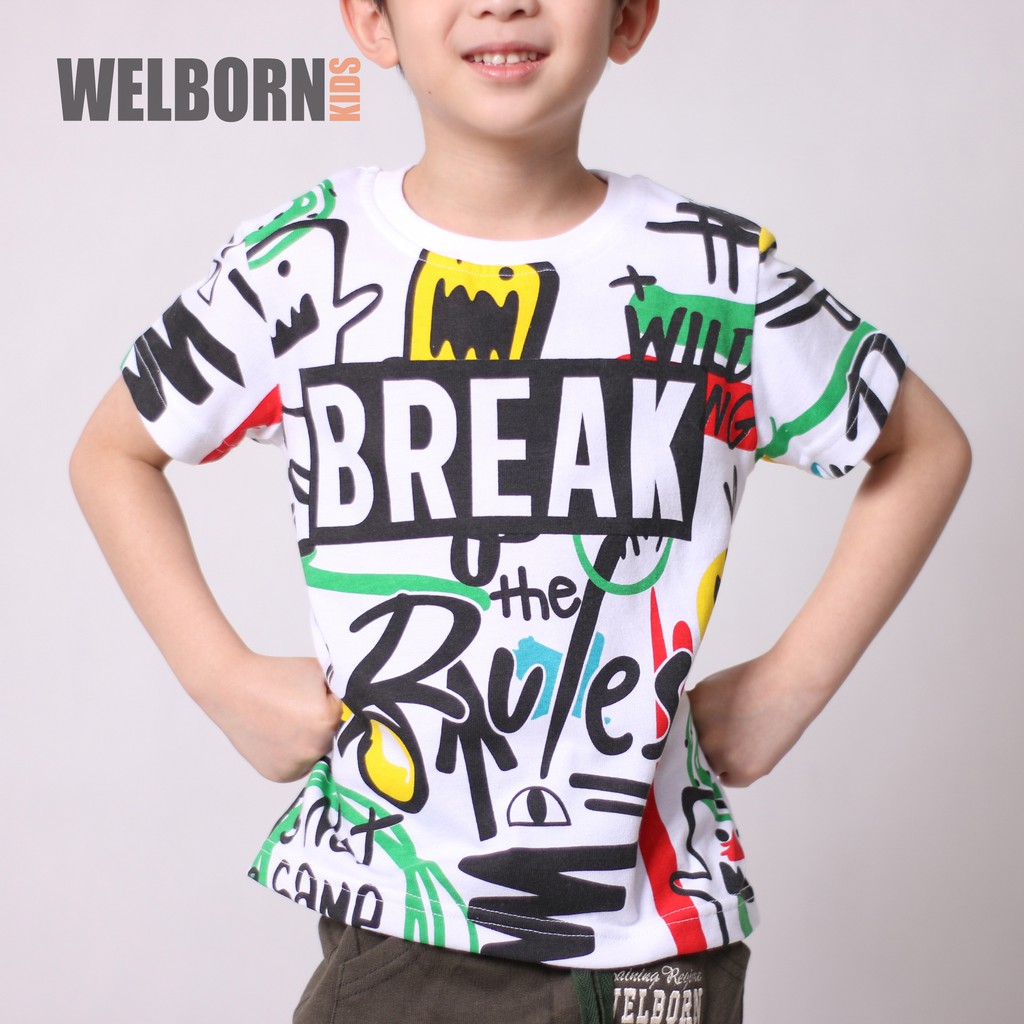 Welborn Kids Break The Rules (Kaos Oblong)