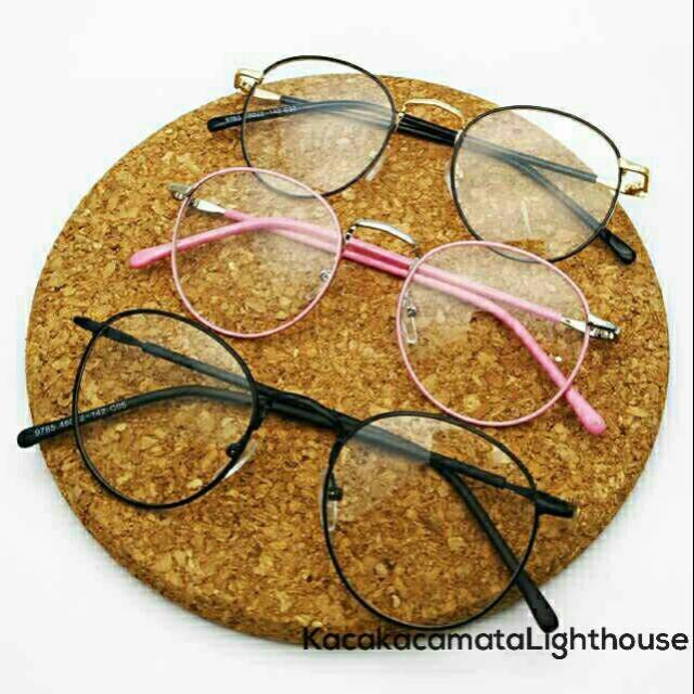 Frame Kacamata Baca Minus Pria Wanita Keren korea 9765