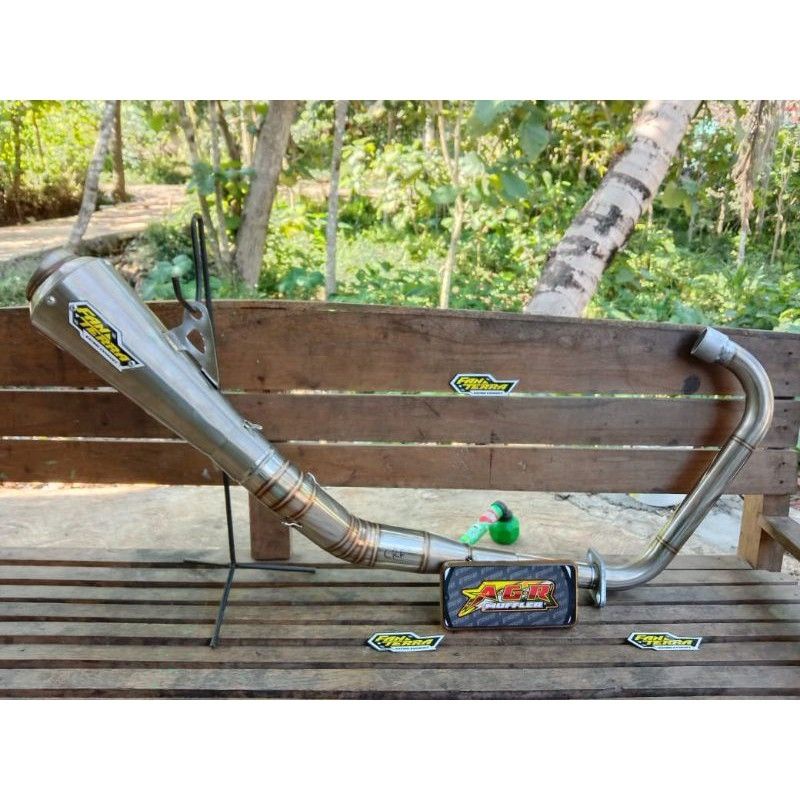 knalpot fanterra KLX crf dractaker kolong bawah
