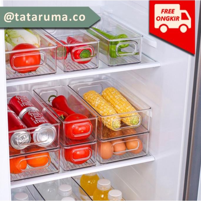 SOJI - Tempat Penyimpanan Makanan Kontainer Box Kulkas Akrilik