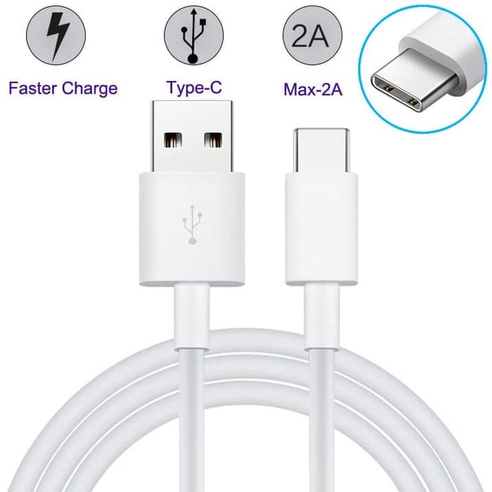 kabel data tipe c / type c fast charging kabel cas hp cable charger