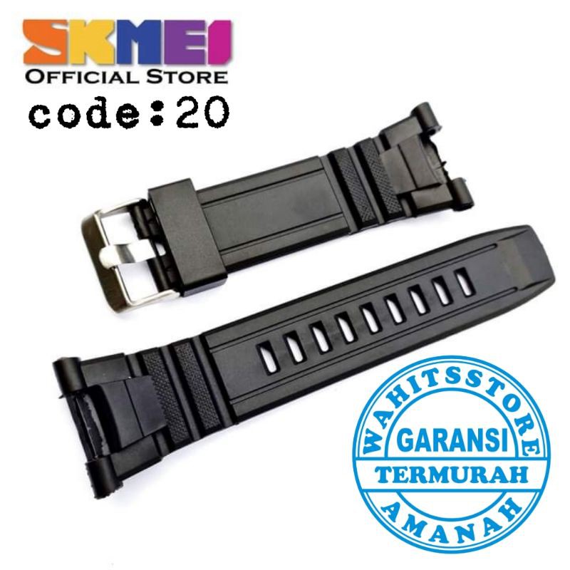 Strap Tali Jam Tangan Skmei 1304 Skmei 1304 Hitam
