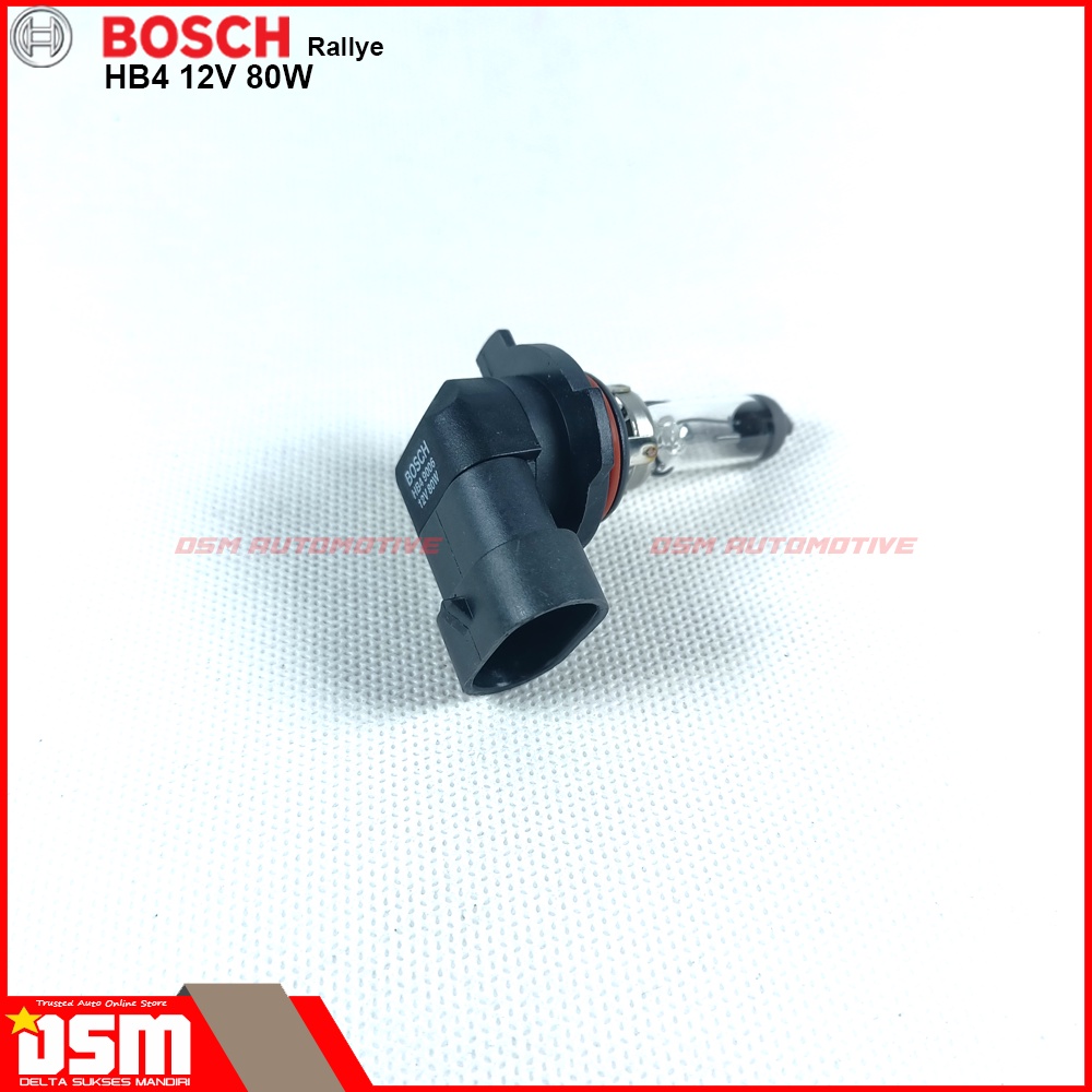 BOSCH Rallye Lampu Mobil HB4 9006 12V - 80W / Foglamp Lampu Kabut Bosch Original