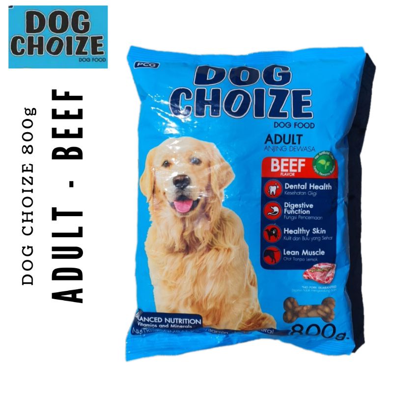 Jual Dog Choize Biru Adult Beef 800g Makanan Anjing Dewasa Dog Choice Rasa Sapi Indonesia Shopee Indonesia