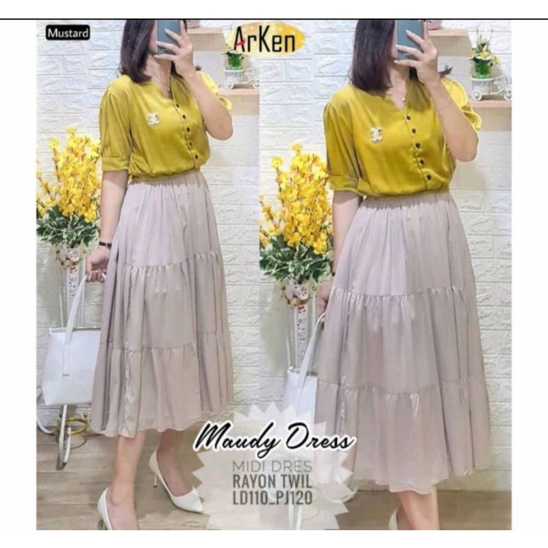 MAUDY DRESS - DASTER RAYON BUSUI