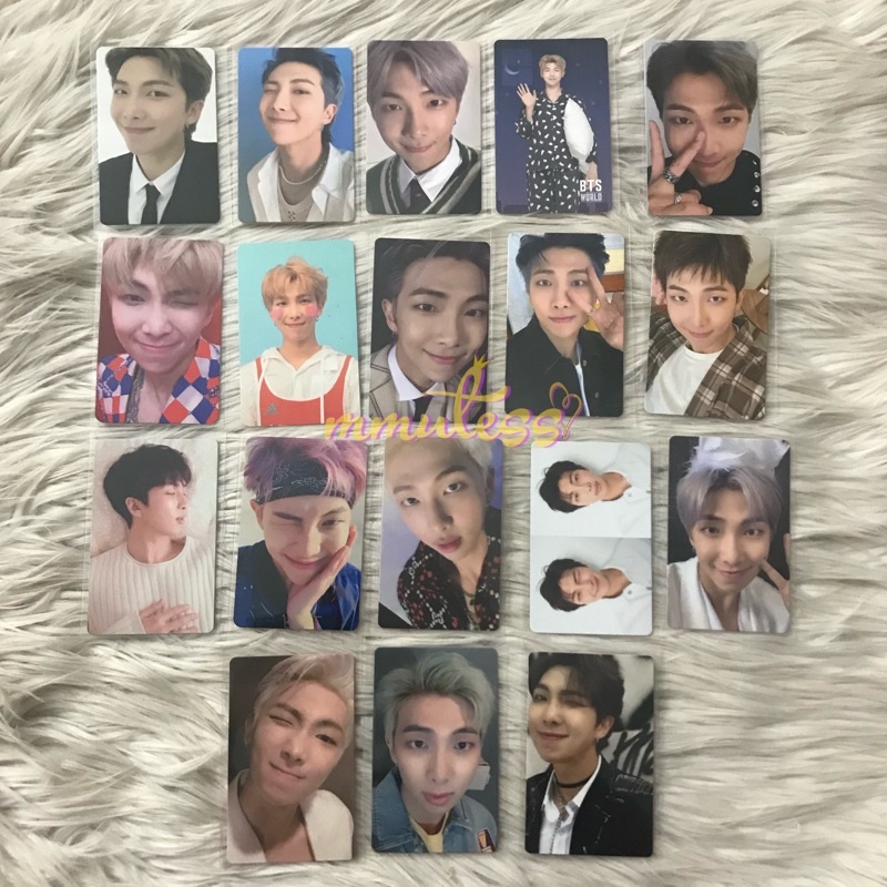 PHOTOCARD BTS NAMJOON RM BTS OFFICIAL MEMORIES MEMO 20 DVD BUTTER CREAM MOTS 1 2 3 4 PERSONA WORLD A