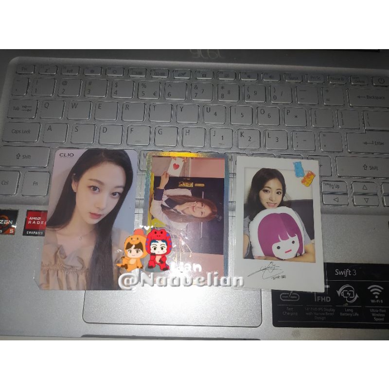 WTS Clio Aespa Giselle, Wts Tzuyu Signal Holo, Wts Tzuyu Polaroid Twicetagram