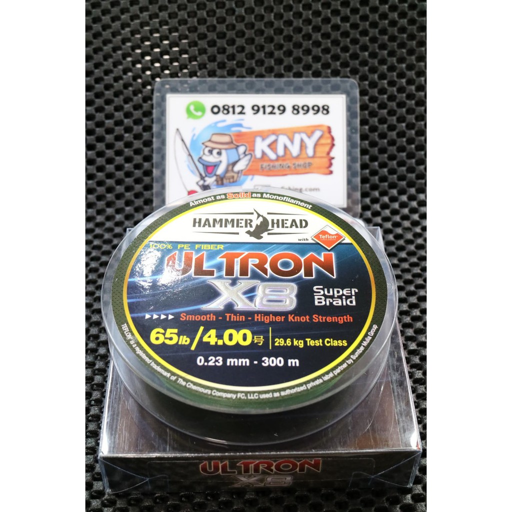 Unik Hammerhead ULTRON PE 4 Harga Oleng Kapteeen Benang PE Senar Pancing Berkualitas