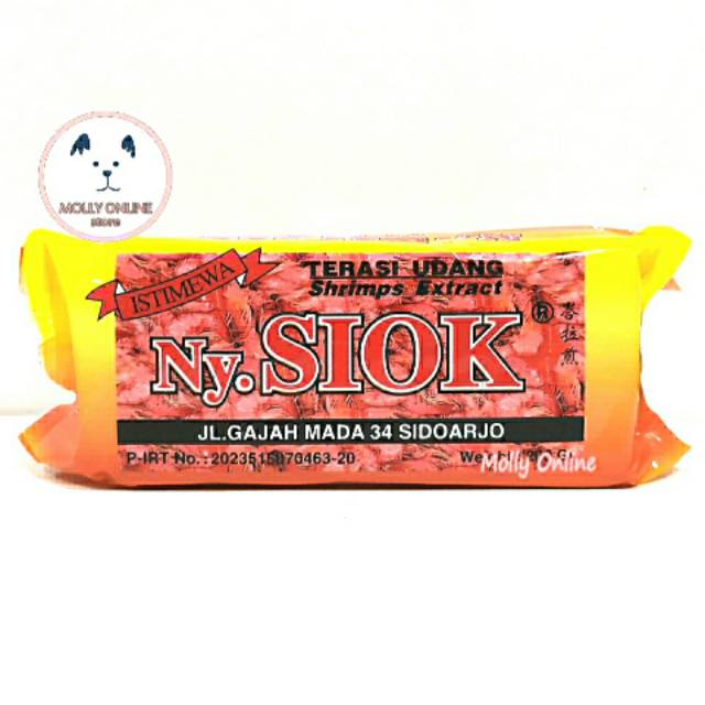 

Ny Siok Terasi Udang Mentah 200gr Trasi Shrimp Extract Balacan