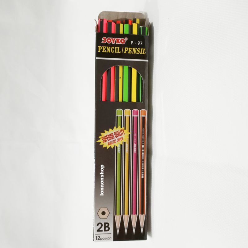 

Pensil batang joyko 2B P-97 (Per pcs)