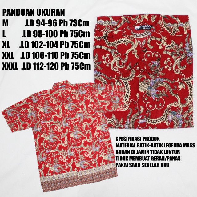 BATIK PRIA DEWASA TERBARU BAJU BATIK LENGAN PENDEK KEMEJA BATIK LENGAN PENDEK MOTIF 2020 COD