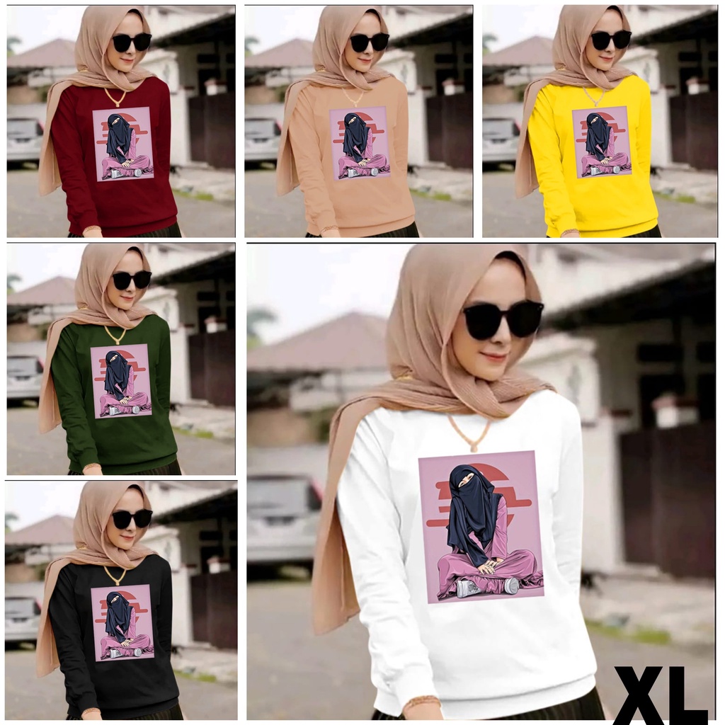 BAJU TRENDY HIJAB UGHTY HEN TERBARU-BAJU DISTRO CEWEK LENGAN PANJANG MASA KINI