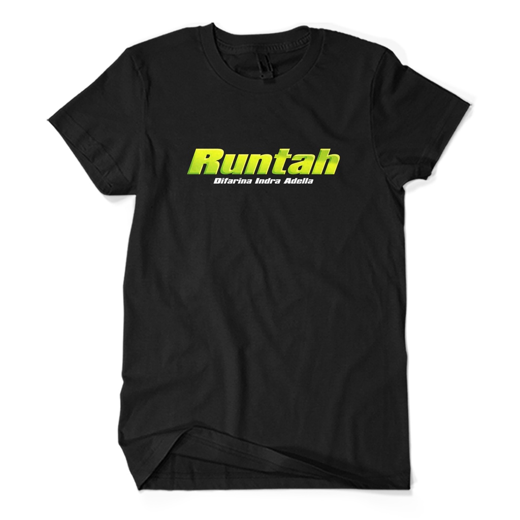 BAYAR DI TEMPAT Promo Baju Kaos RUNTAH DIFARINA INDRA ADELLA Viral Trending