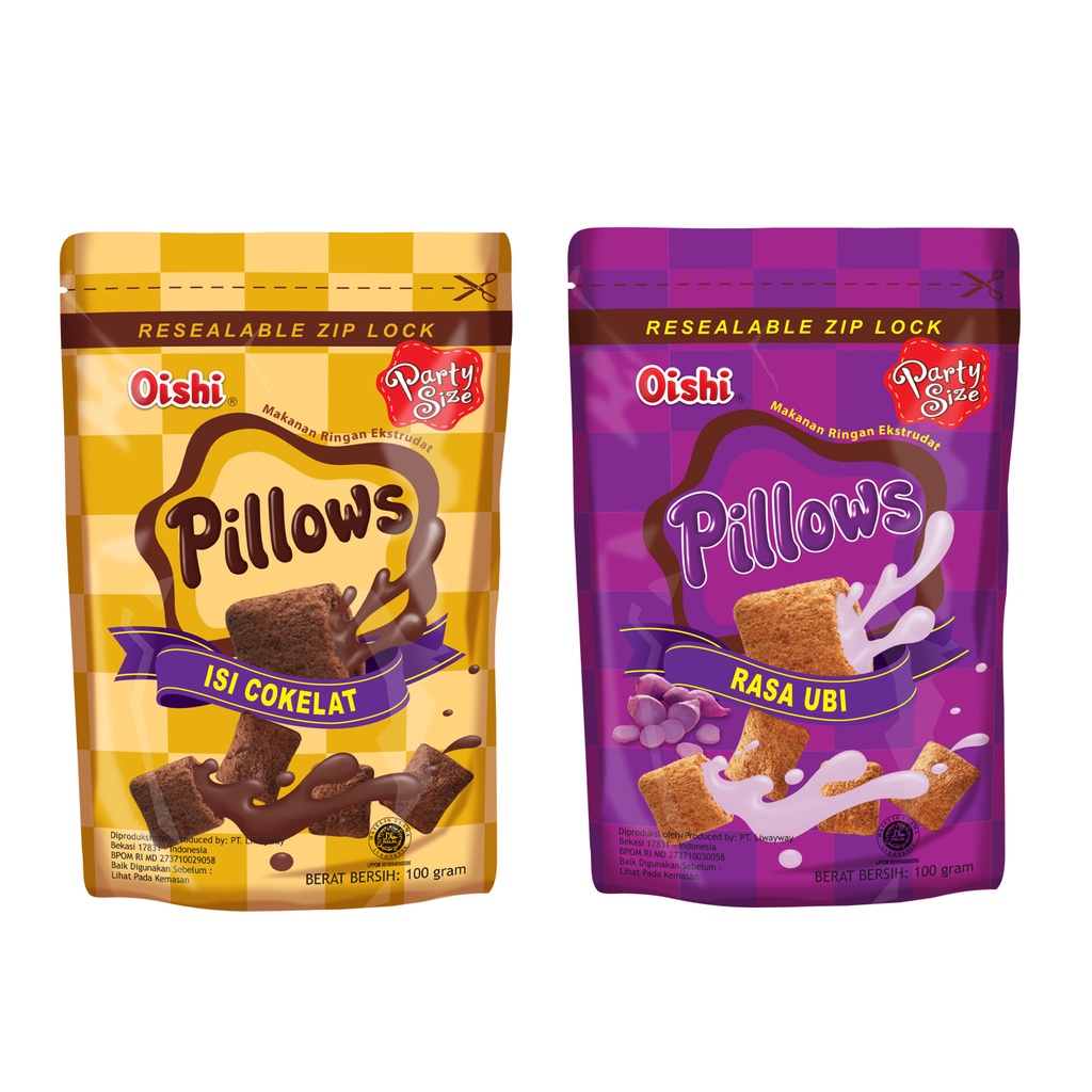 

Oishi Pillows 100gr ( 2 Varian )