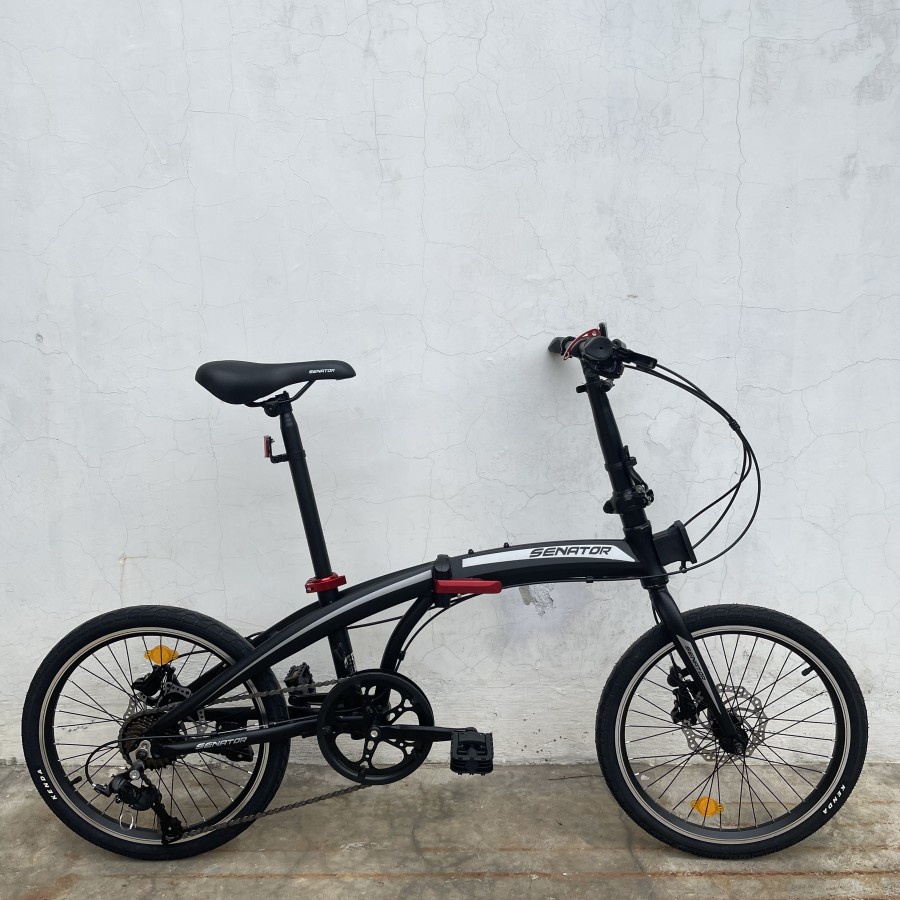 Sepeda Lipat Alloy 8 Speed Senator