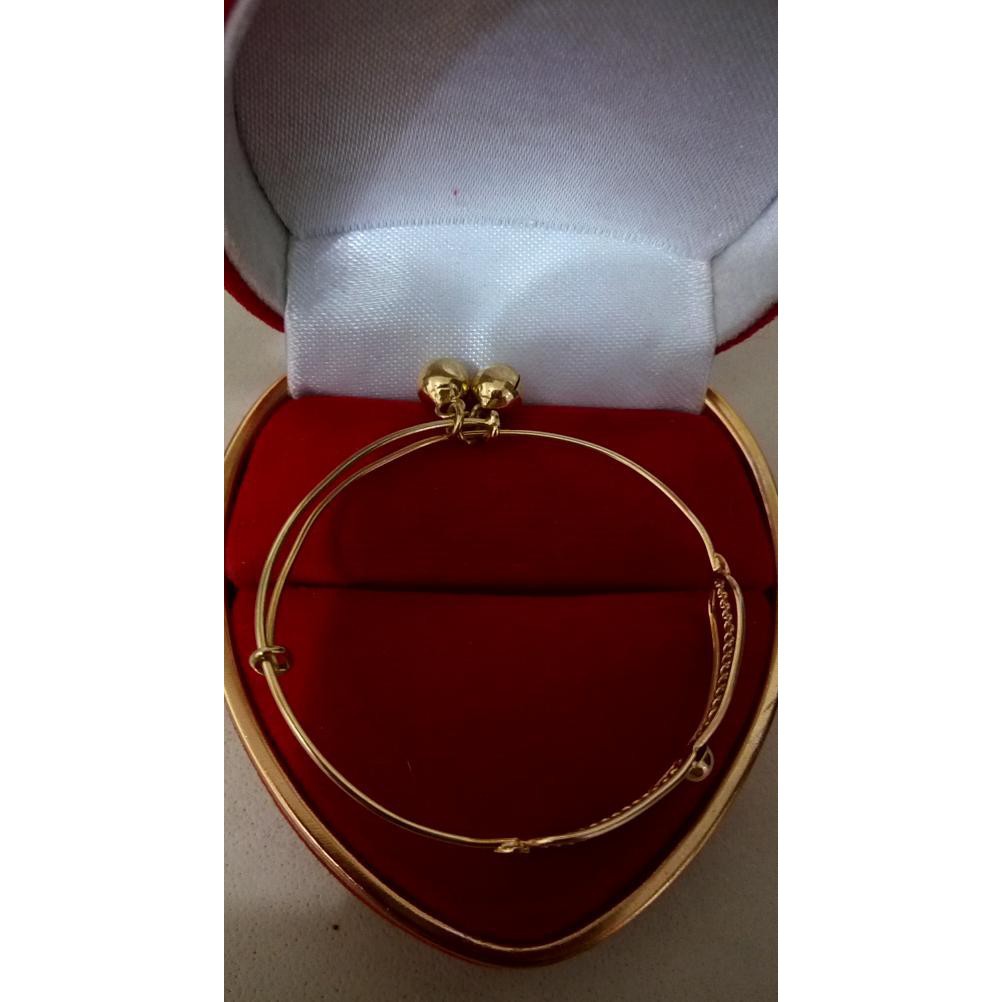 Ready                                 Gratis Ongkir Gelang Bayi Model Pita Kerincing- Emas 70 Persen