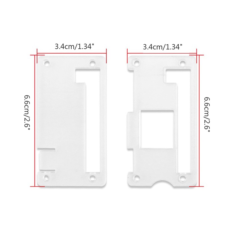 Btsg 1PC Bening Untuk Case Untuk Raspberry Pi Zero2 Untuk W Akrilik Untuk Case Dengan Pendingin