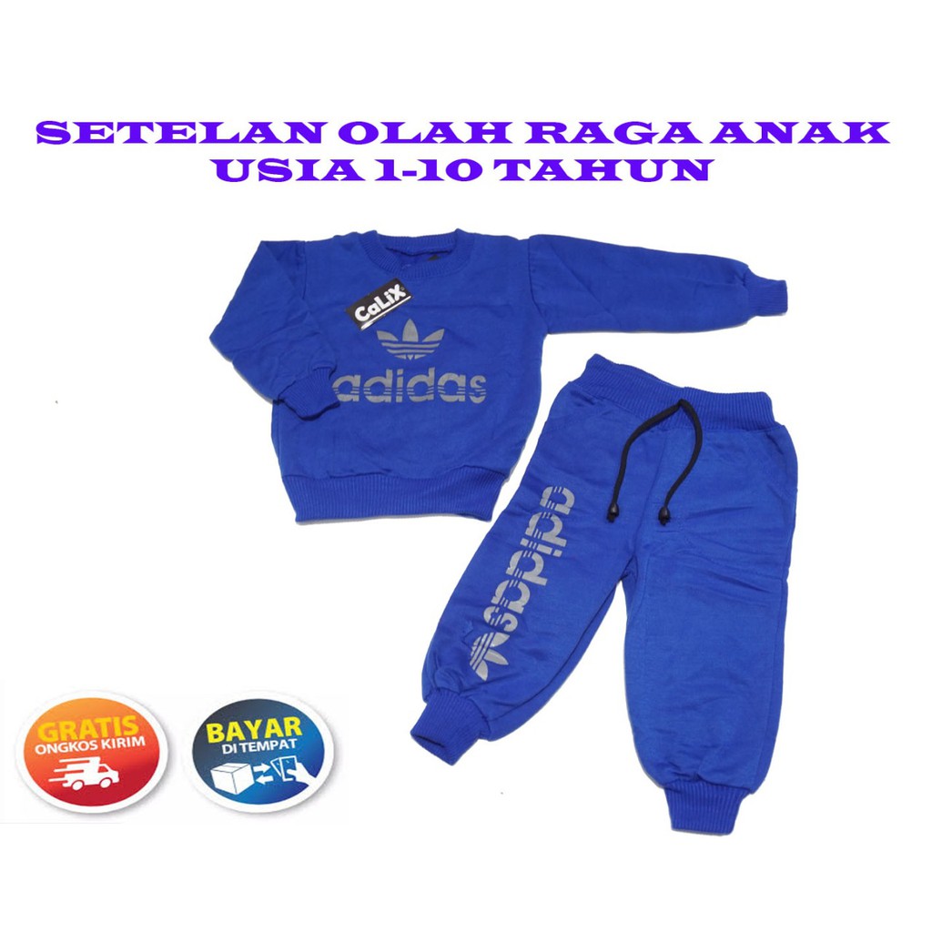 Baju Olahraga Anak Setelan Training Unisex