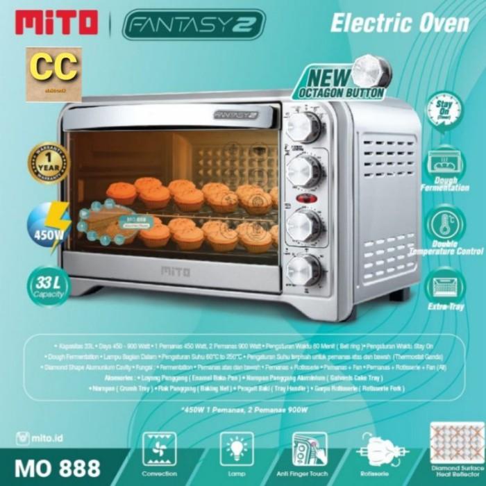 Oven Mito Oven Listrik Fantasy 33 Liter Mo 888 Low Watt