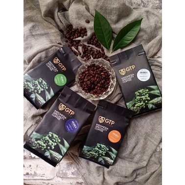 

Kopi Arabica Wine Process Biji Bubuk GTP Coffee 1000g
