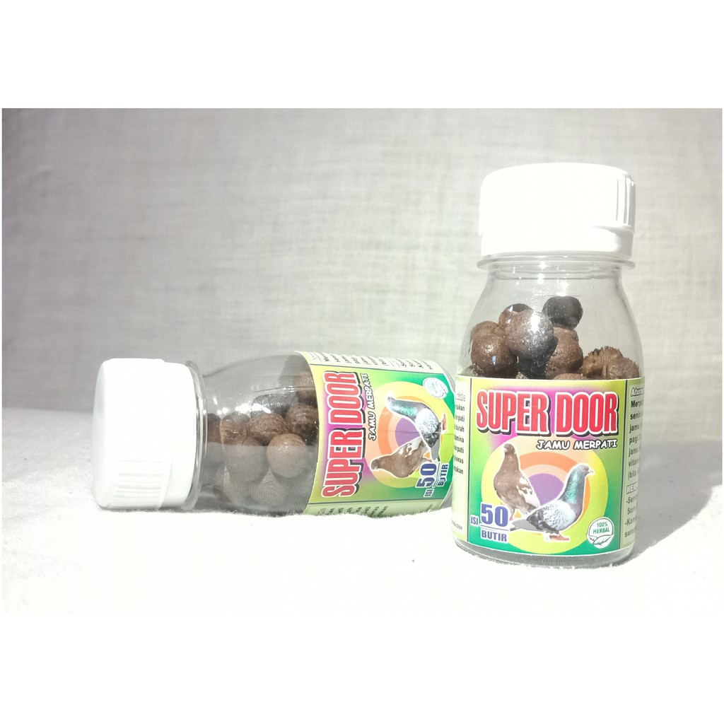 isi 50 butir jamu merpati super dor/jamu burung merpati/doping merpati/merpati balap/tinggi kolong
