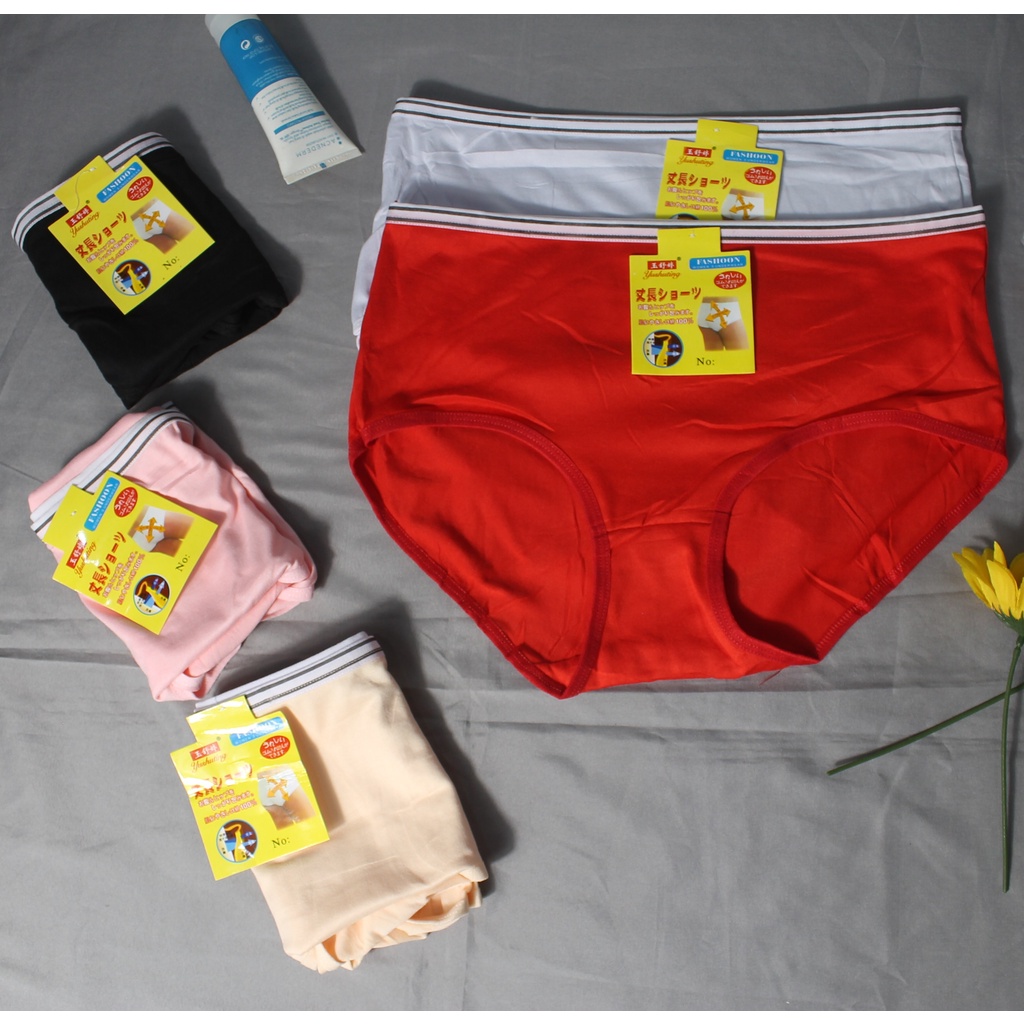 CD imut fashion Undies Celana Dalam Wanita Polos high quality katun import CD sexy