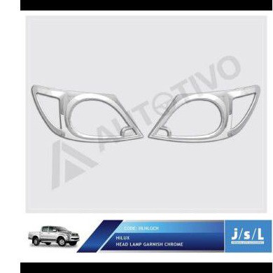 Garnish Depan Hilux Head Lamp Garnish chrome