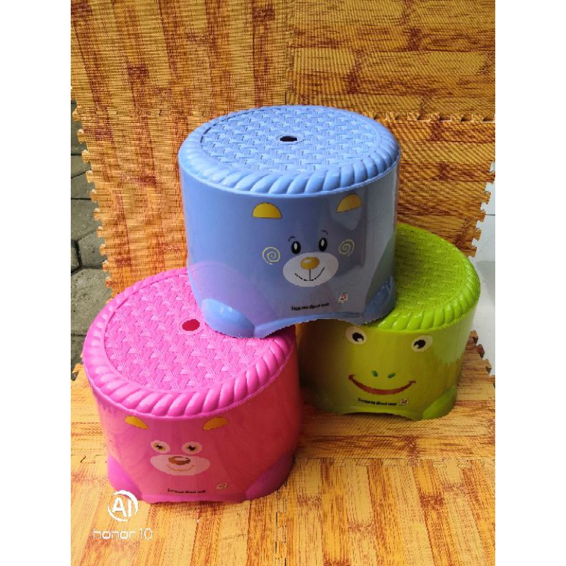 bangku kecil Kursi / bangku jongkok bulat sunlife Japan low stool