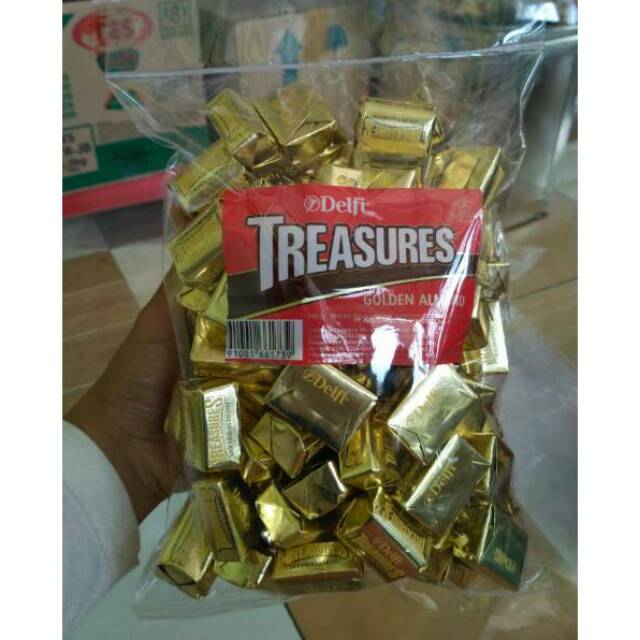 

Coklat delfi treasure almond 500gr/ treasure kiloan