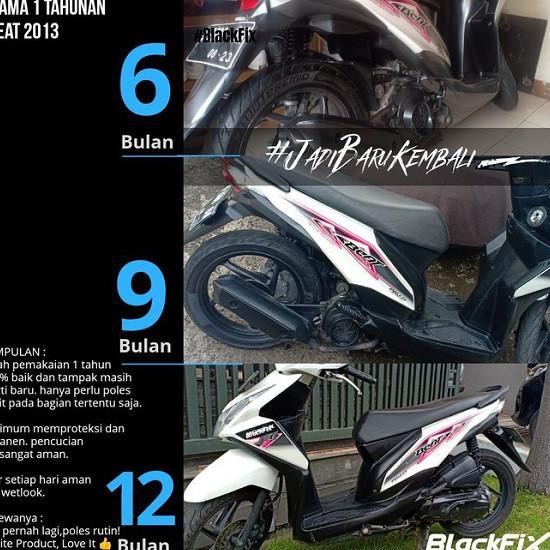 ➯ BLACKFIX 100 ML ORI-Penghitam body MOBIL/MOTOR PERMANEN 12 bulan UP ▲