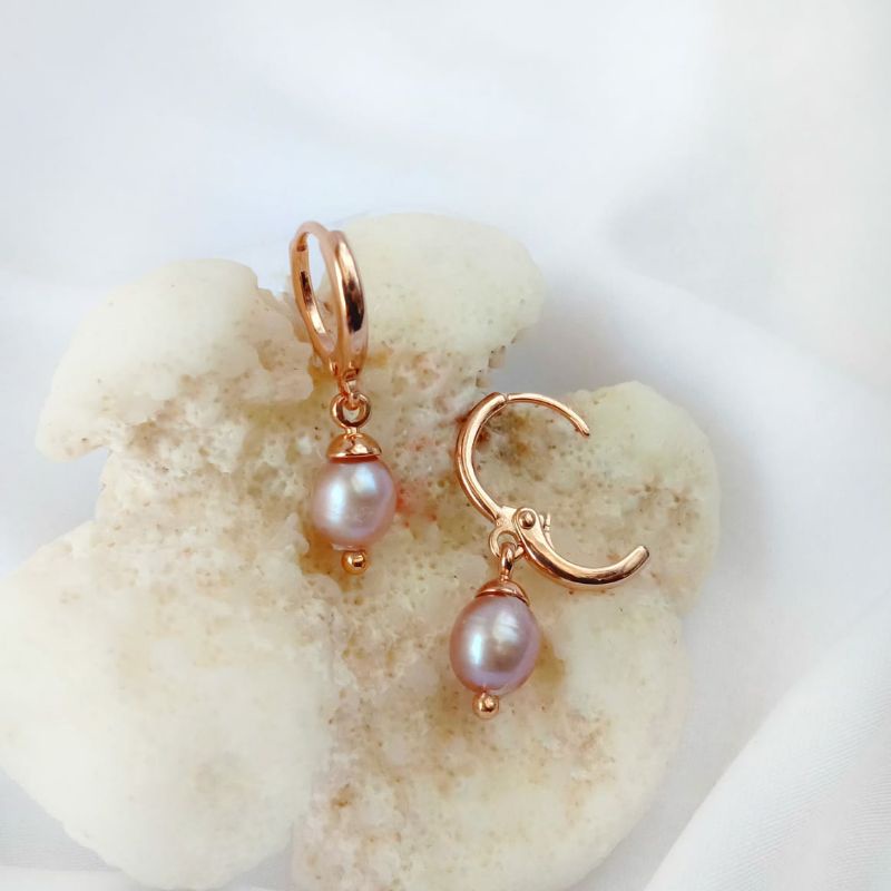 Anting Mutiara air tawar original